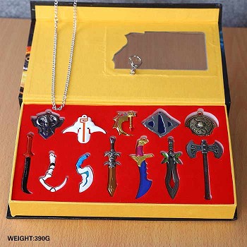 Dota key chains set(12pcs a set)