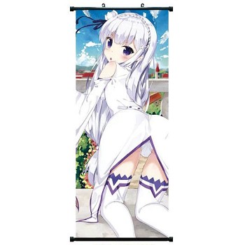 Re:Life in a different world from zero Rem wallscroll