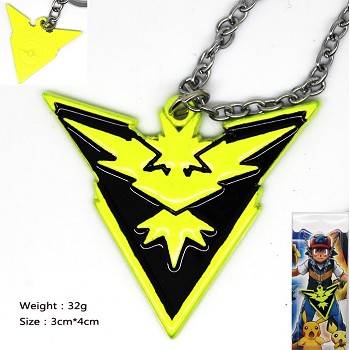 Pokemon GO Team Instinct necklace