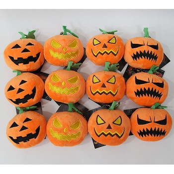 3.6inches Pumpkin plush dolls set(12pcs a set)