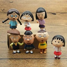 Chibi Maruko-chan figures set(7pcs a set)