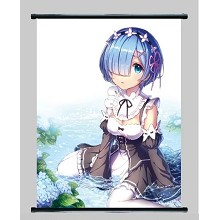 Re:Life in a different world from zero Rem wallscroll