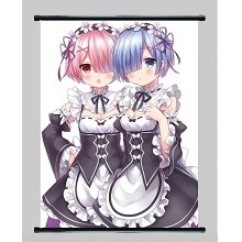 Re:Life in a different world from zero Rem wallscroll