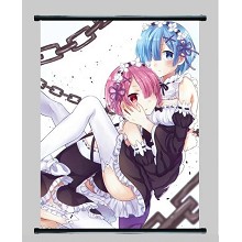 Re:Life in a different world from zero Rem wallscroll