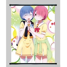 Re:Life in a different world from zero Rem wallscroll