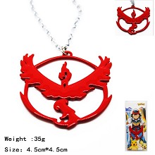 Pokemon GO Team Valor necklace