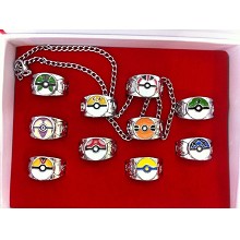 Pokemon rings set(10pcs a set)