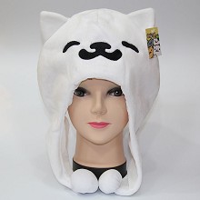 Neko Atsume plush hat(white)