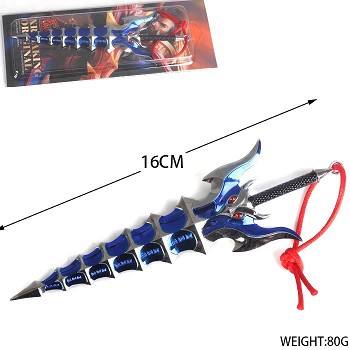 Glory of the king cos weapon key chain 16cm