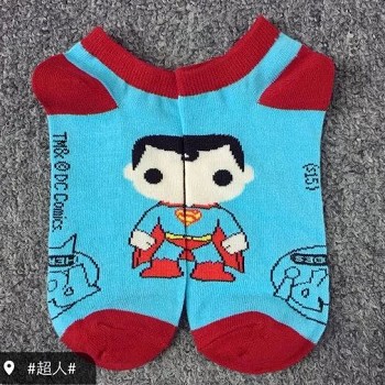 Super man cotton socks a pair