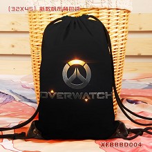 Overwatch drawstring backpack bag