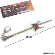 Glory of the king cos weapon key chain 16cm