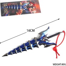 Glory of the king cos weapon key chain 16cm