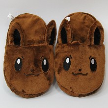 Pokemon Eevee plush shoes slippers a pair