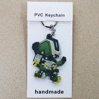 Overwatch two-sided key chain