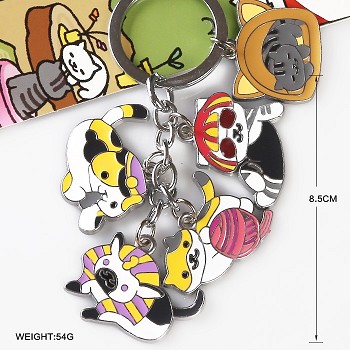 Neko Atsume key chain