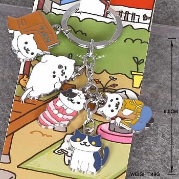 Neko Atsume key chain