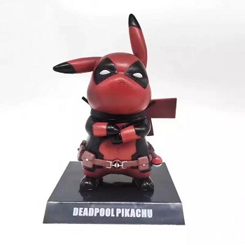 Pokemon cos Deadpool figure