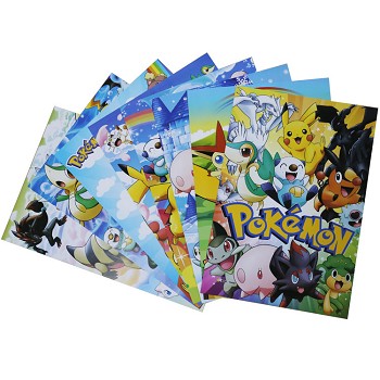 Pokemon posters(8pcs a set)