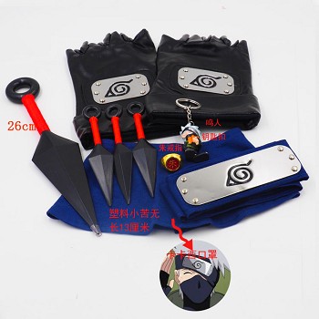 Naruto cosplay weapons a set(9pcs a set)