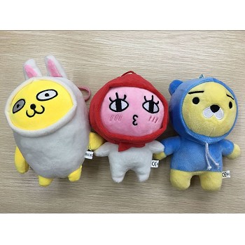 6inches plush dolls set(3pcs a set)