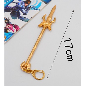 Hero Moba cos weapon key chain