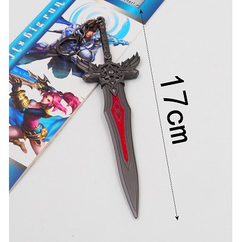 Hero Moba cos weapon key chain