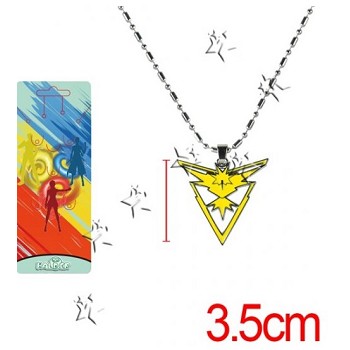 Pokemon Team Instinct necklace