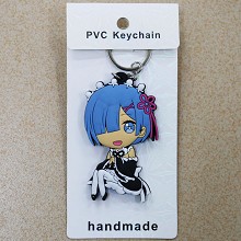 Re:Life in a different world from zero Rem two-sided key chain