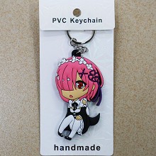 Re:Life in a different world from zero Rem two-sided key chain
