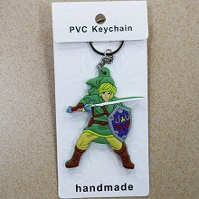 The Legend of Zelda two-sided key chain
