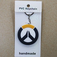 Overwatch two-sided key chain