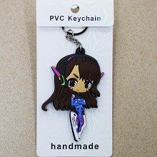 Overwatch two-sided key chain