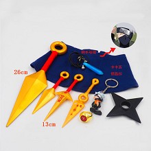 Naruto cosplay weapons a set(9pcs a set)