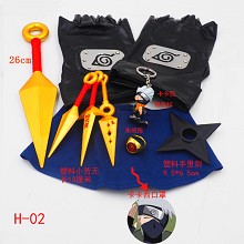 Naruto cosplay weapons a set(9pcs a set)