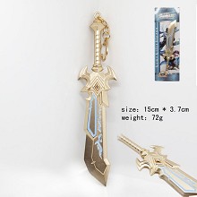 Hero Moba cos weapon knife key chain