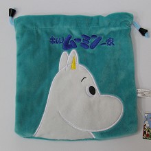Moomin plush drawing bag