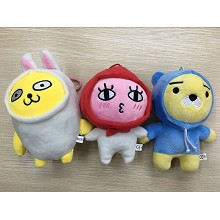 6inches plush dolls set(3pcs a set)