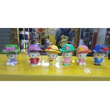 Hello Kitty figures set(6pcs a set)