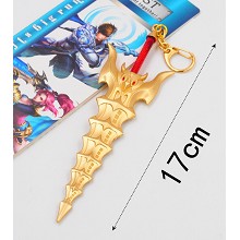  Hero Moba cos weapon key chain 