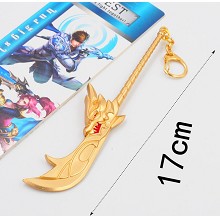 Hero Moba cos weapon key chain