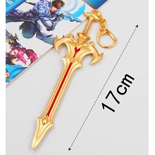 Hero Moba cos weapon key chain