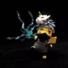 Pokemon pikachu cos Kakashi figure