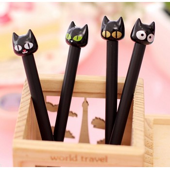 The black cat pens set(12pcs a set)random