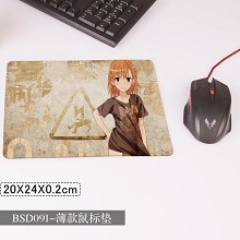 Toaru Kagaku no Railgun mouse pad