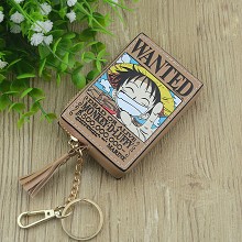 One Piece Luffy coin purse wallet