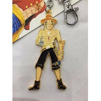 One Piece ACE key chain