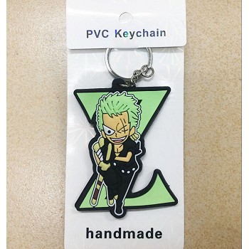 One Piece Zoro two-sided key chain