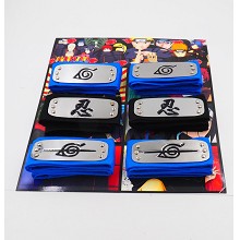 Naruto cos headbands set(6pcs a set)