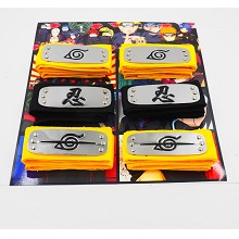 Naruto cos headbands set(6pcs a set)